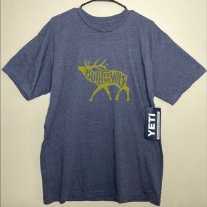 Yeti t-shirt built for wild